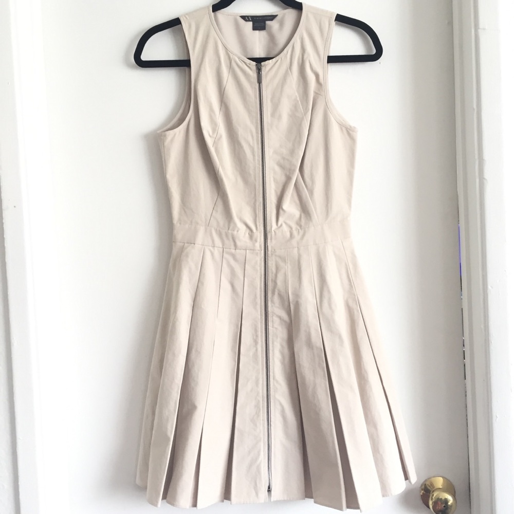 Amani exchange zipper pleated dress